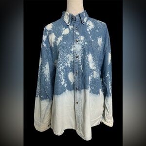 Women’s denim button down shirt. Size Large. BRAND NEW!!